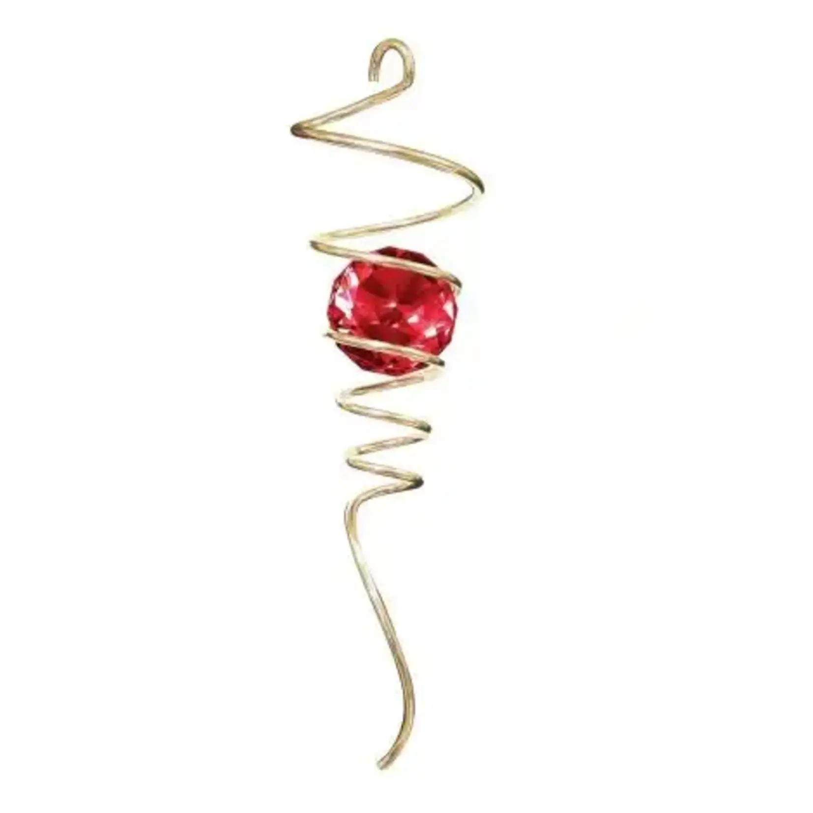 Spinfinity Crystal Spiral Tail Gold/Red