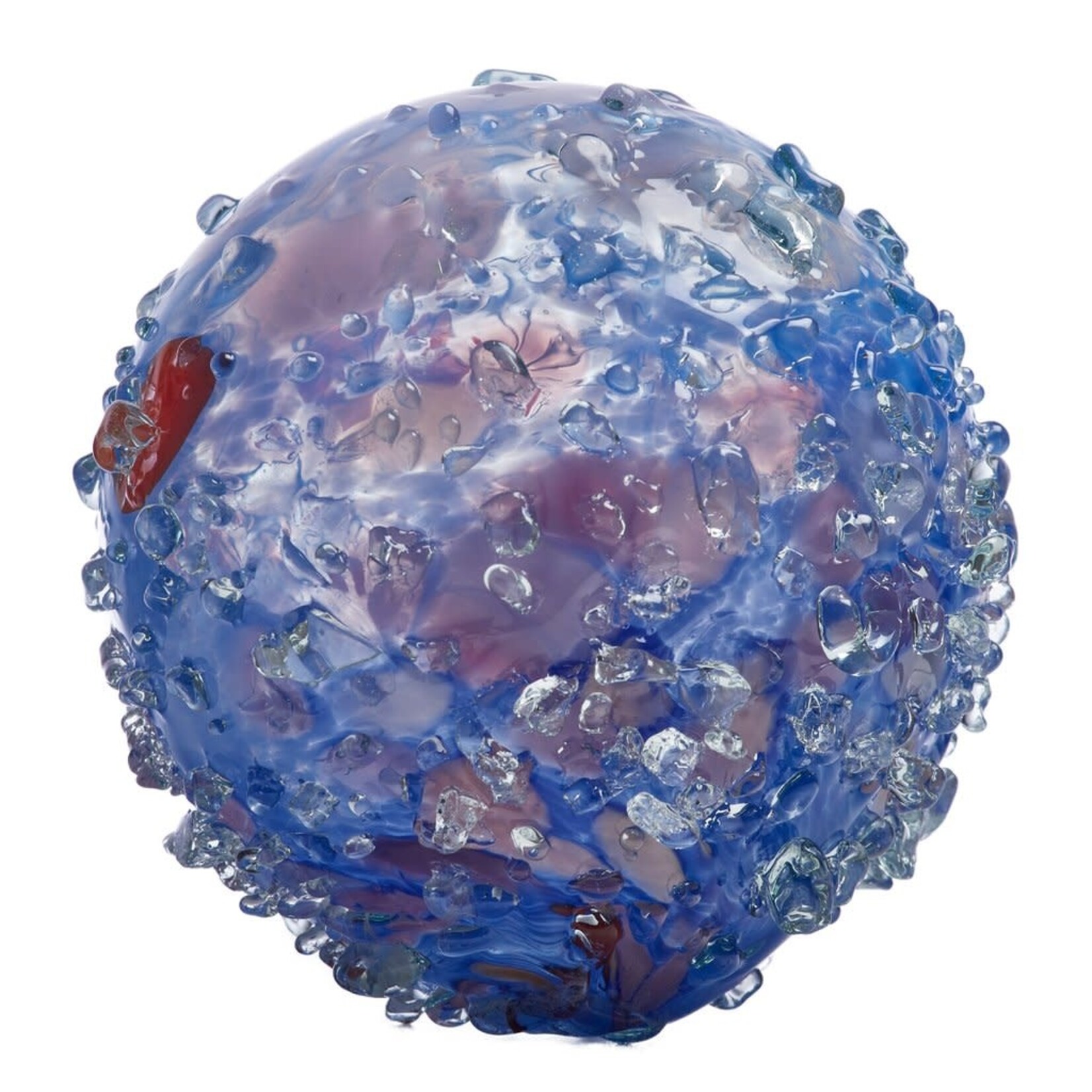 Kitras Glass Bee Ball Orb Blue