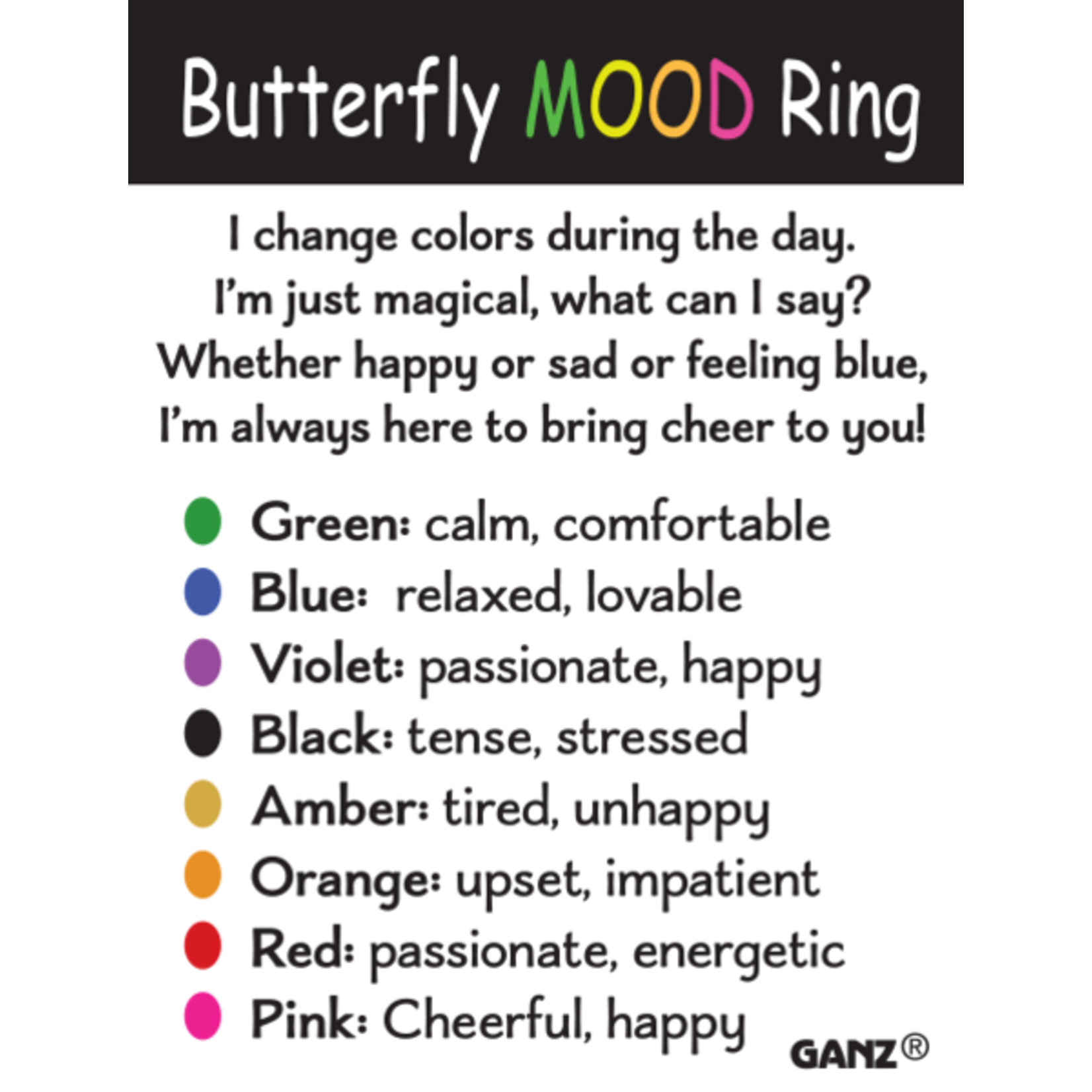 Butterfly Mood Ring