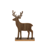 Glittered Stag Figure Small