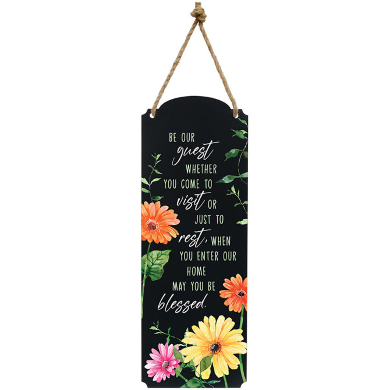 "Be Our Guest" Metal Wall Décor
