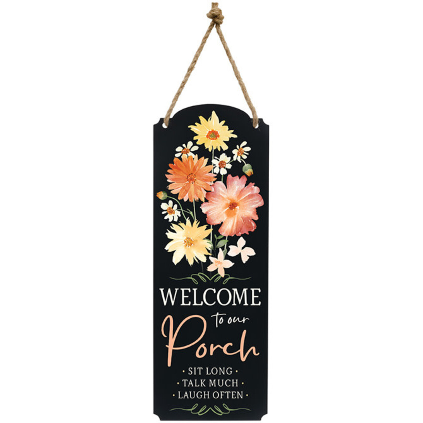 "Welcome to our Porch" Metal Wall Décor