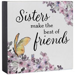 "Sisters" Mini Square Sitter