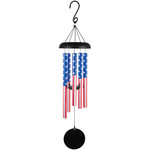 American Flag Windchime