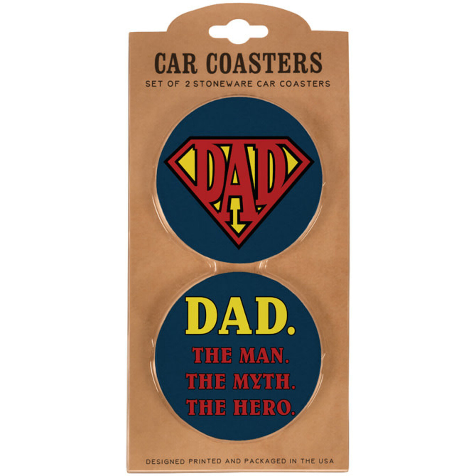 Dad Car Coaster Set