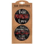 Nurse Car Coaster Set