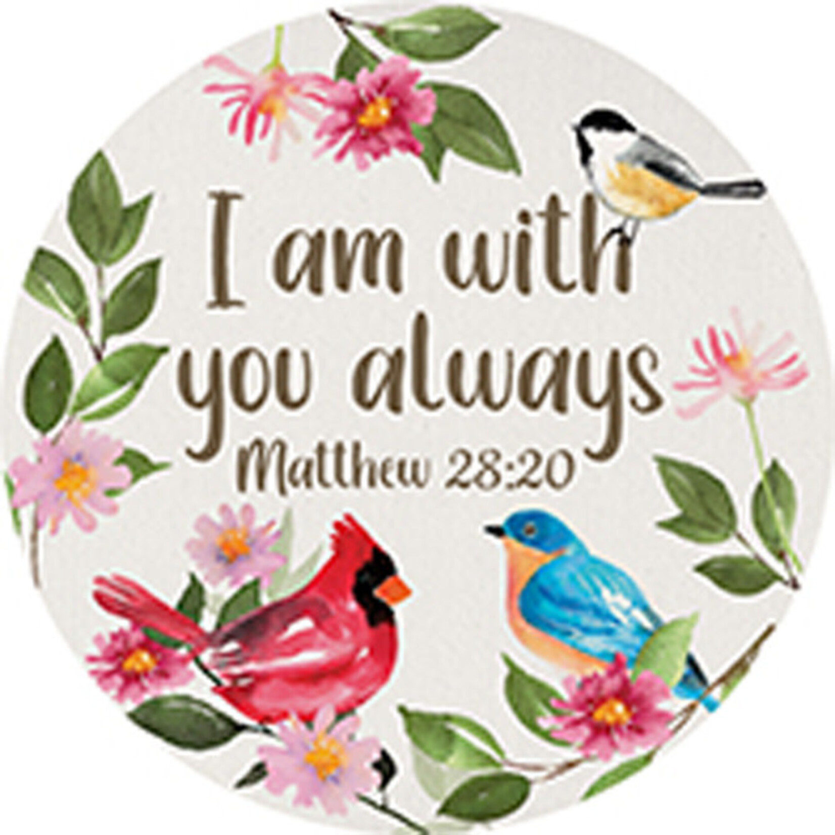 With You Always  Car Coaster