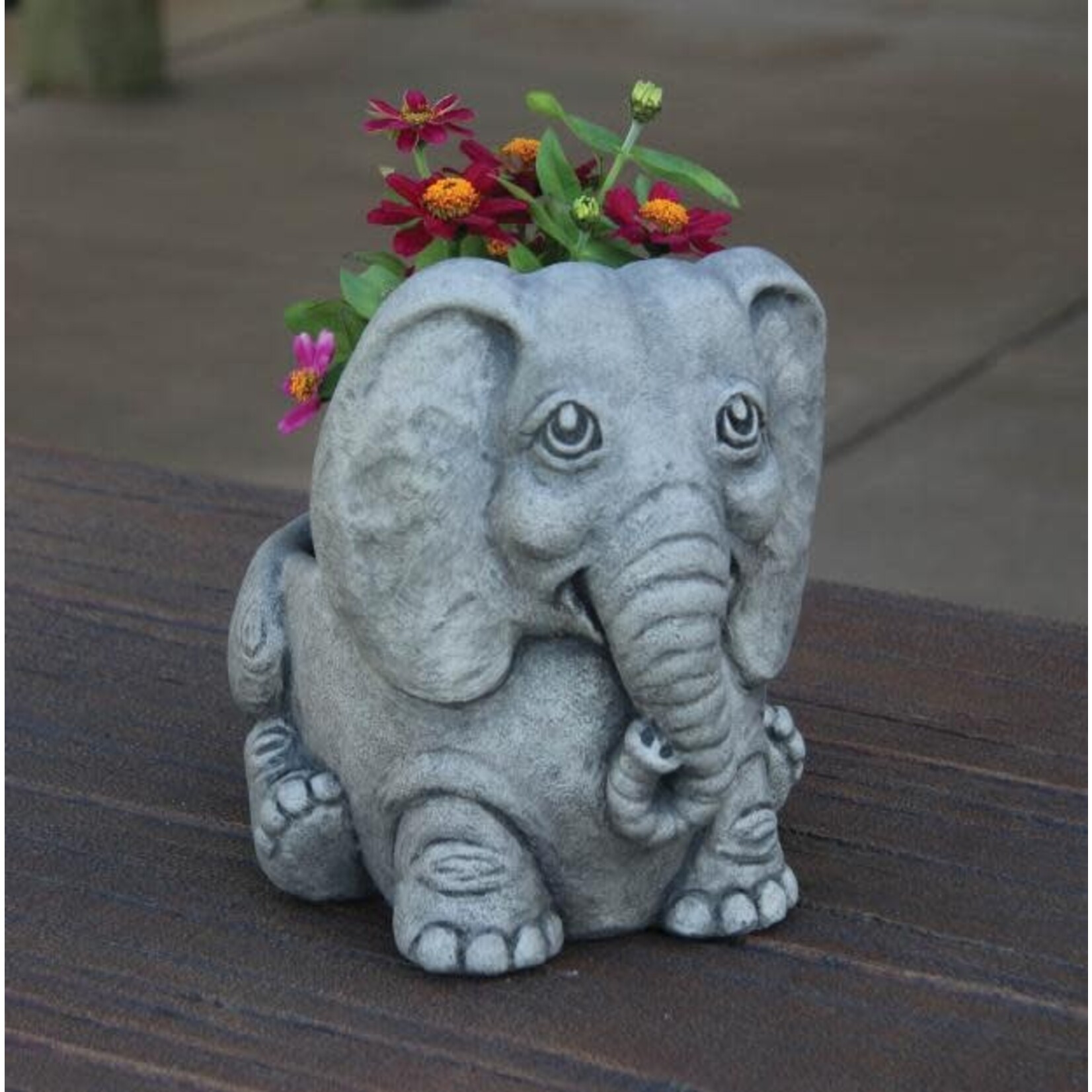 Massarelli Stone Ellie The Elephant Planter