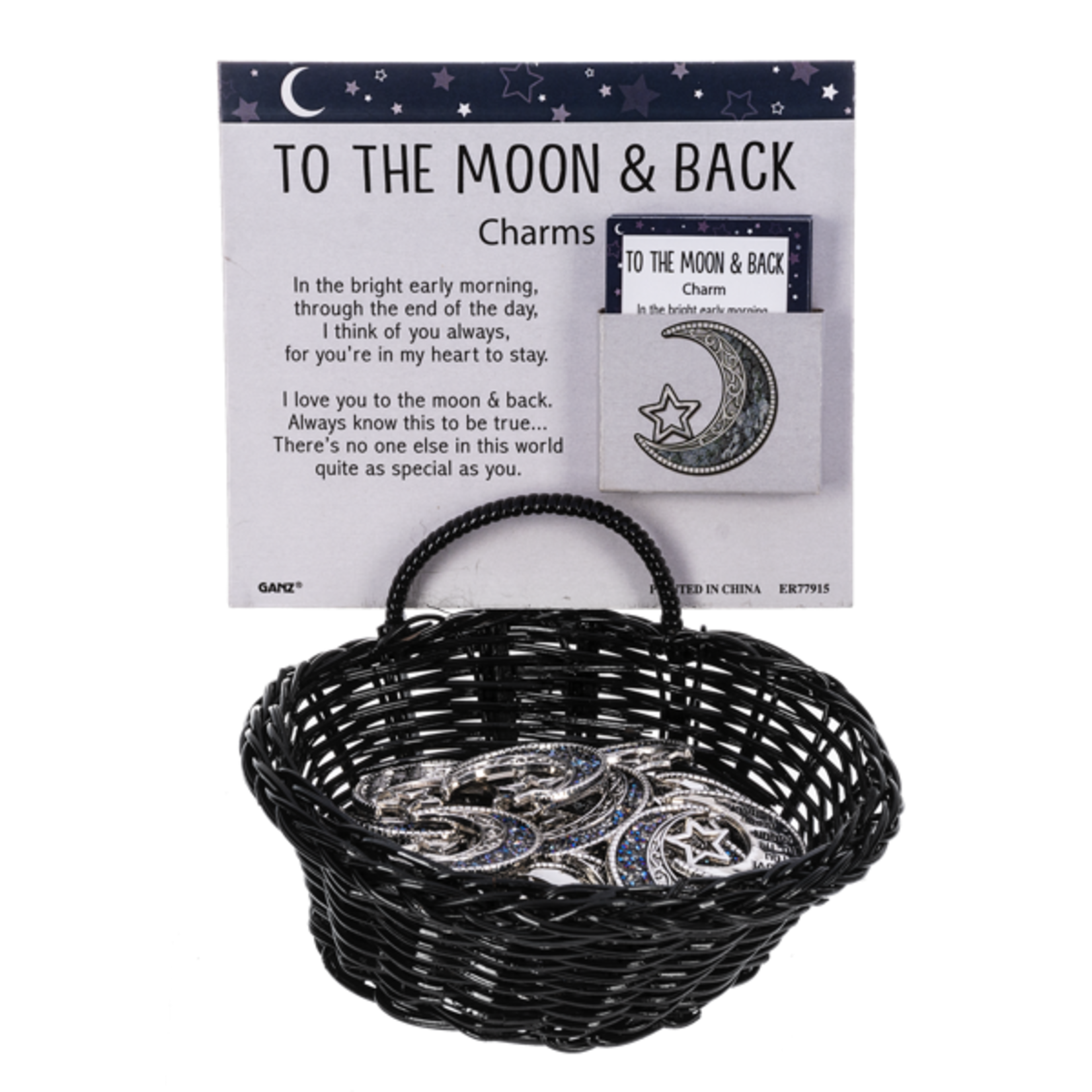 I Love You to the Moon and Back Charm