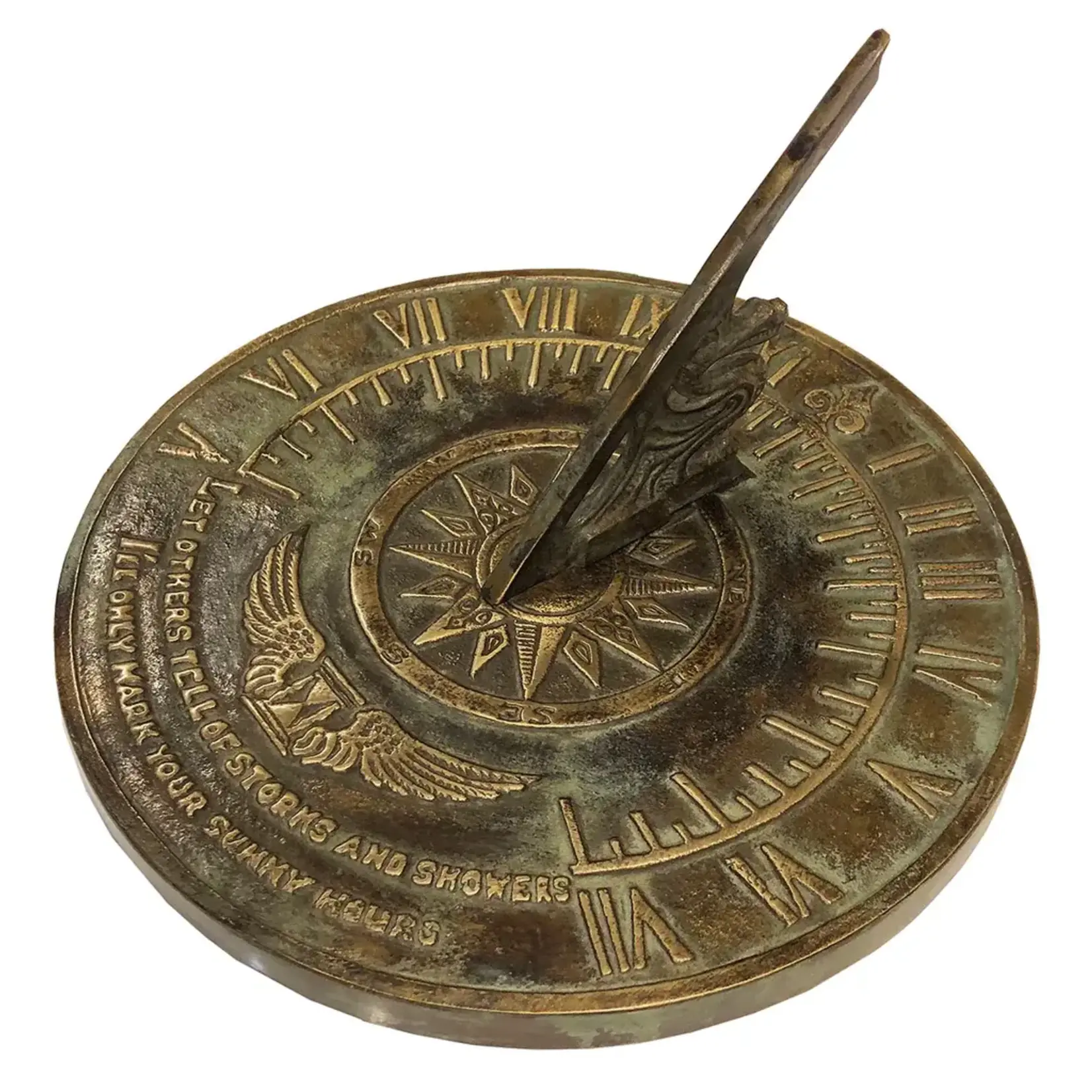 Brass Colonial Sundial (Bag Shelf)
