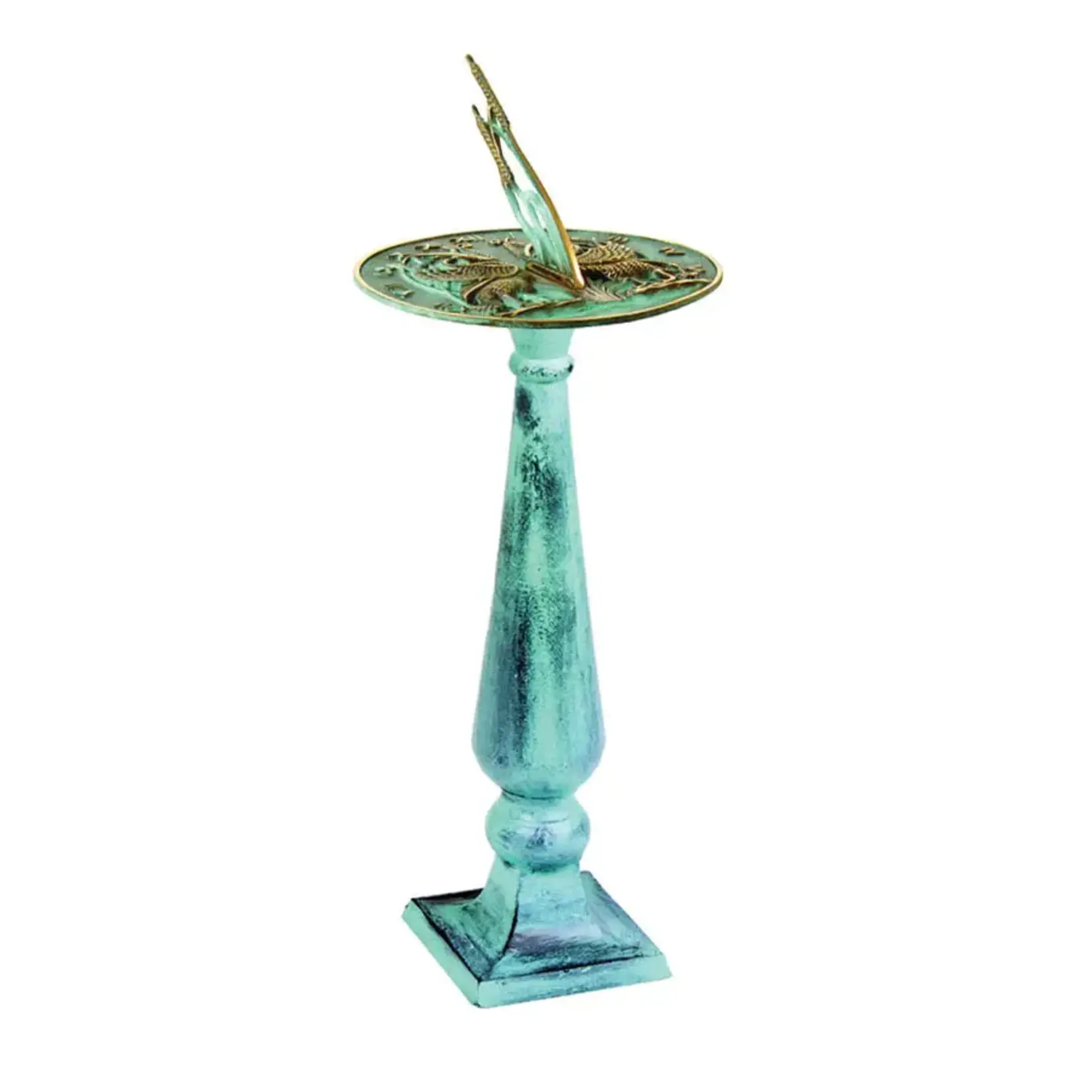 Cast Iron Baluster Sundial Stand (Bag Shelf)