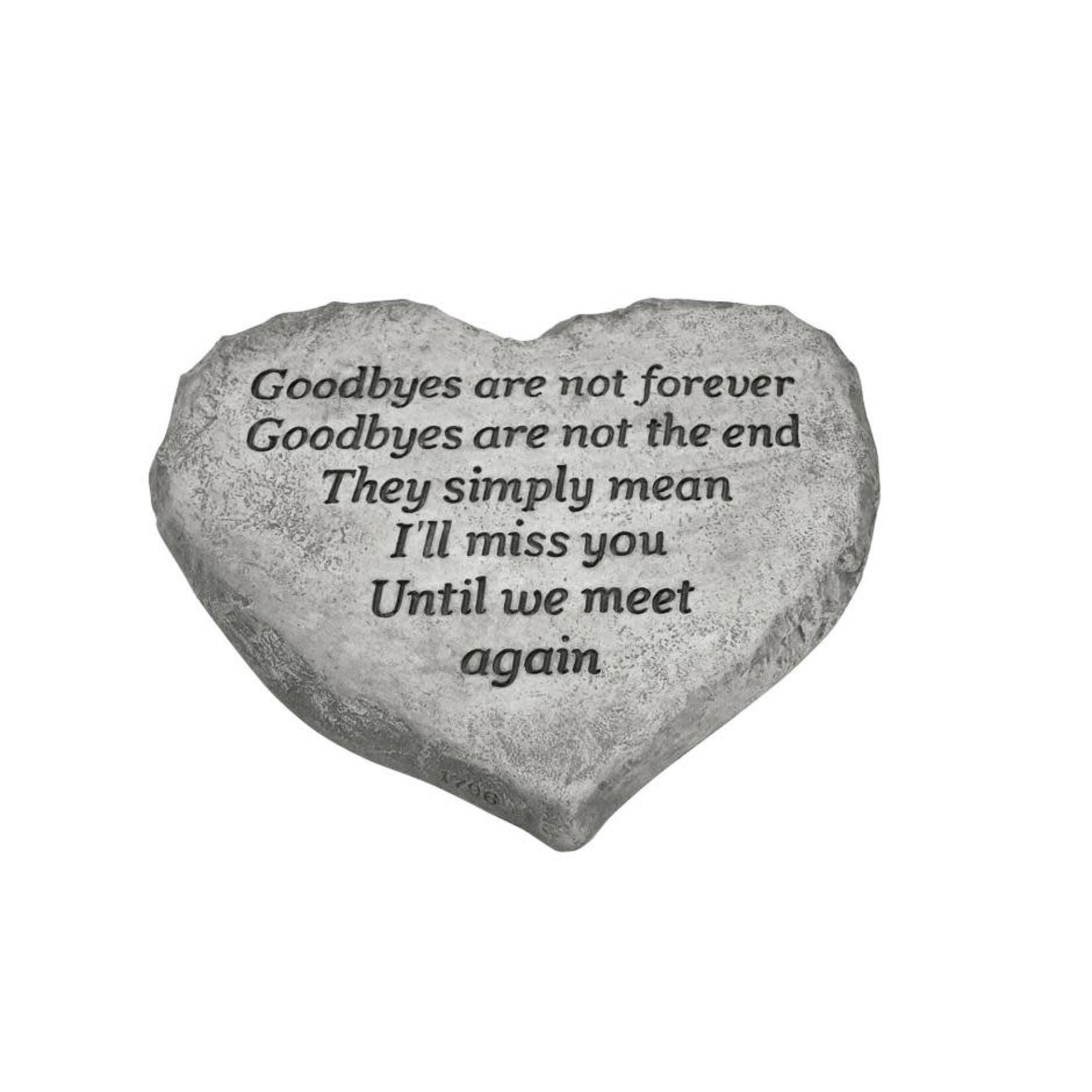 Massarelli Stone Heart Stone Goodbyes Are Not Forever