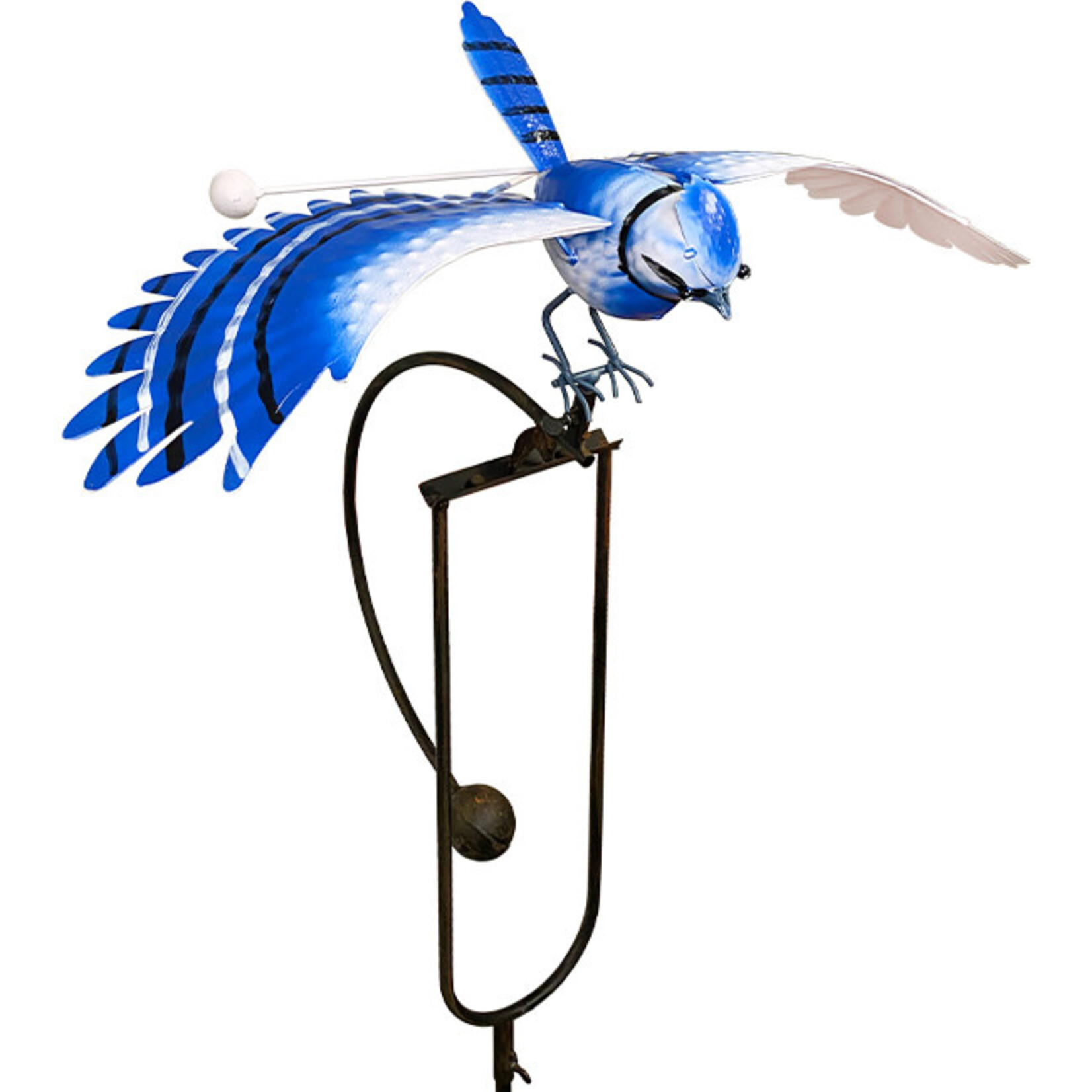 Metal Blue Jay Rocker Stake