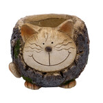 Whimsical Cat Planter     (G9)