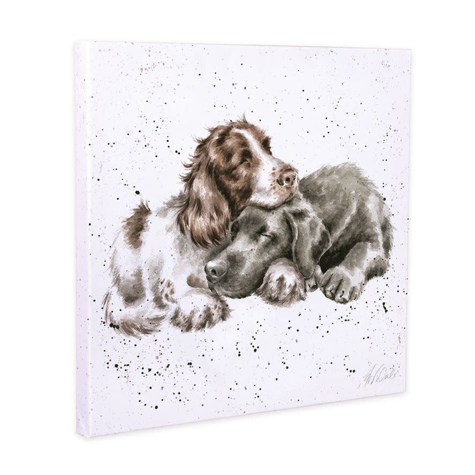 GROWING OLD TOGETHER' SPANIEL & LABRADOR CANVAS