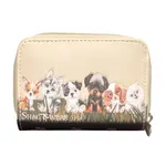 Puppy Love Beige Coin Purse