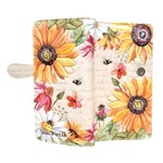 Sunflower Large Wallet/Beige/with Zipper