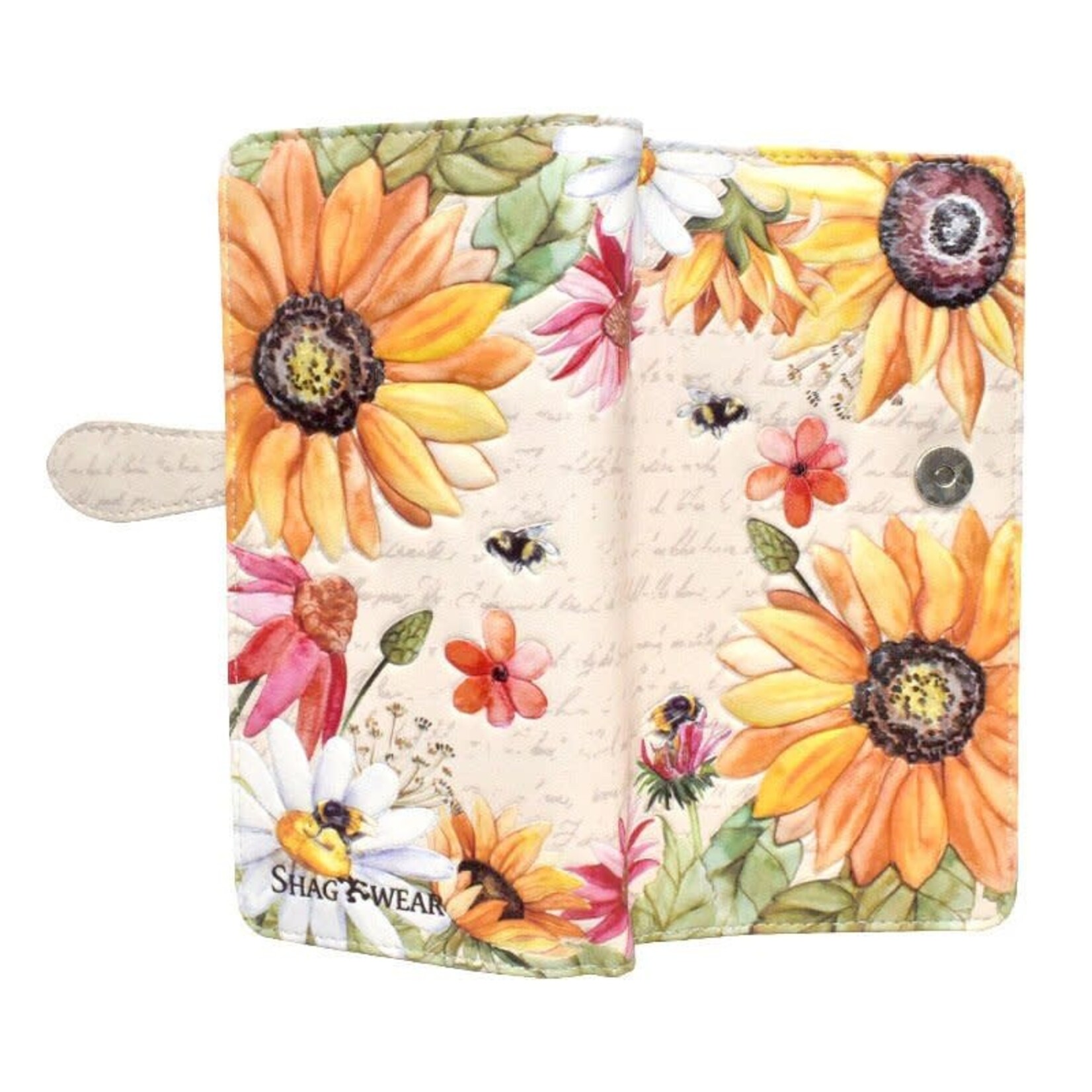 Sunflower Large Wallet/Beige/with Zipper