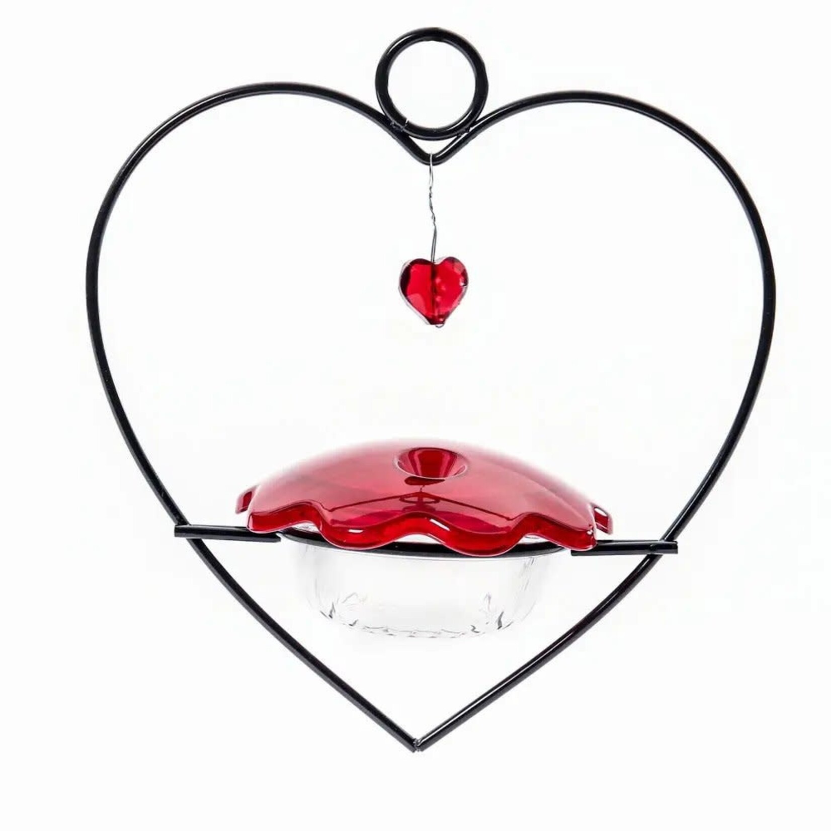 HUMMINGBIRD FEEDER - HEART SHAPE