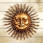 Greenman Sun Wall Sculpture