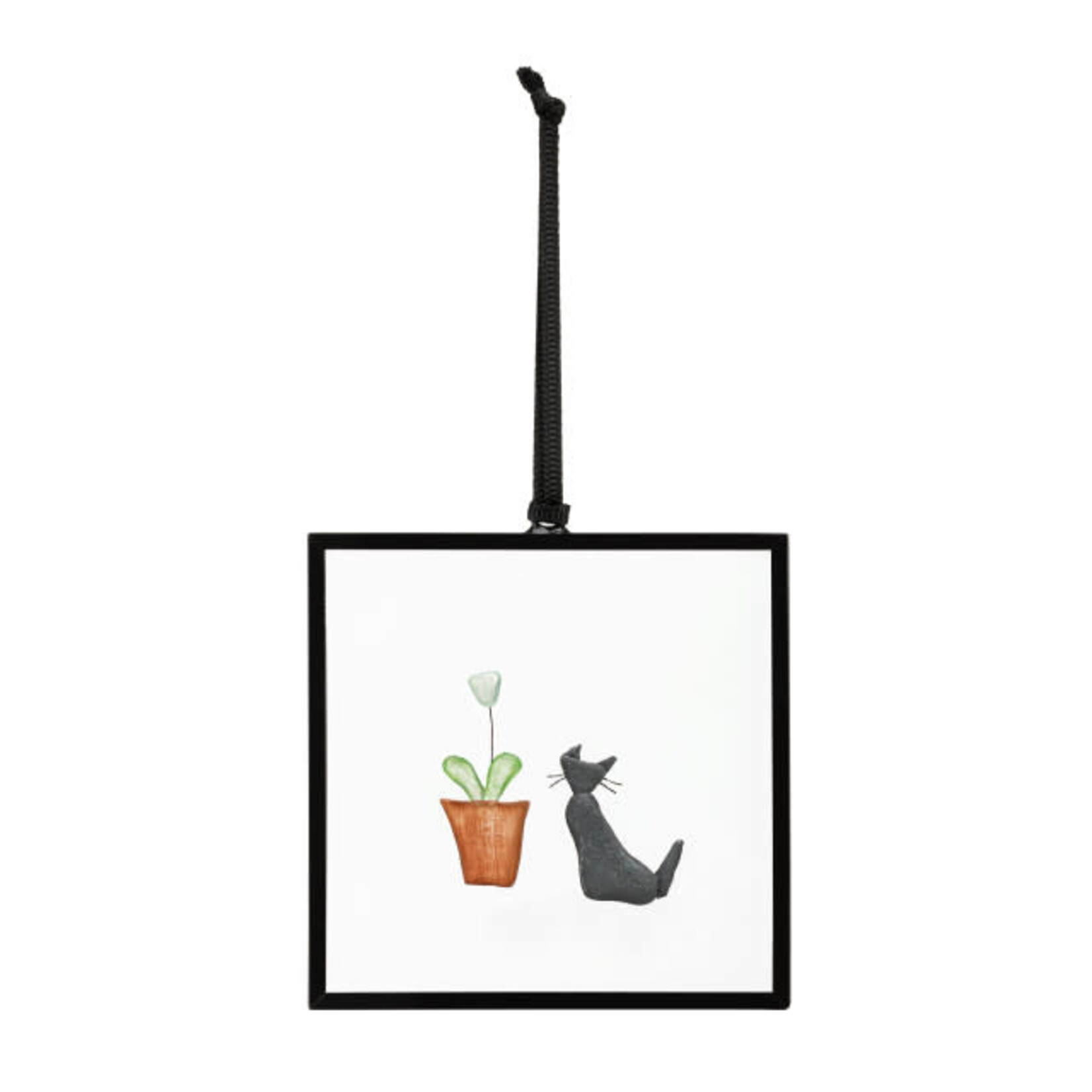 Sharon Nowlan Purrrfect Petals Suncatcher