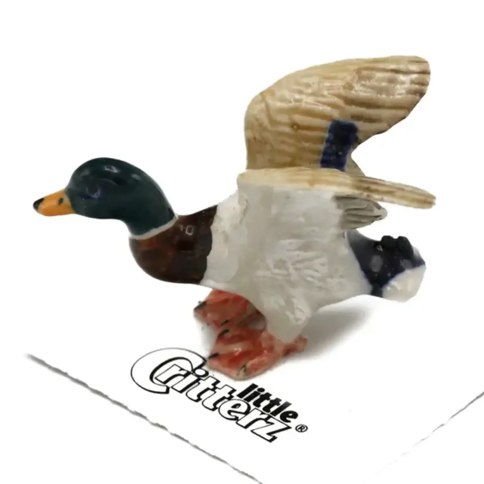 Little Critterz Dabbler Mallard Duck Figurine