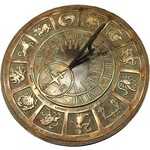 Brass Zodiac Sundial