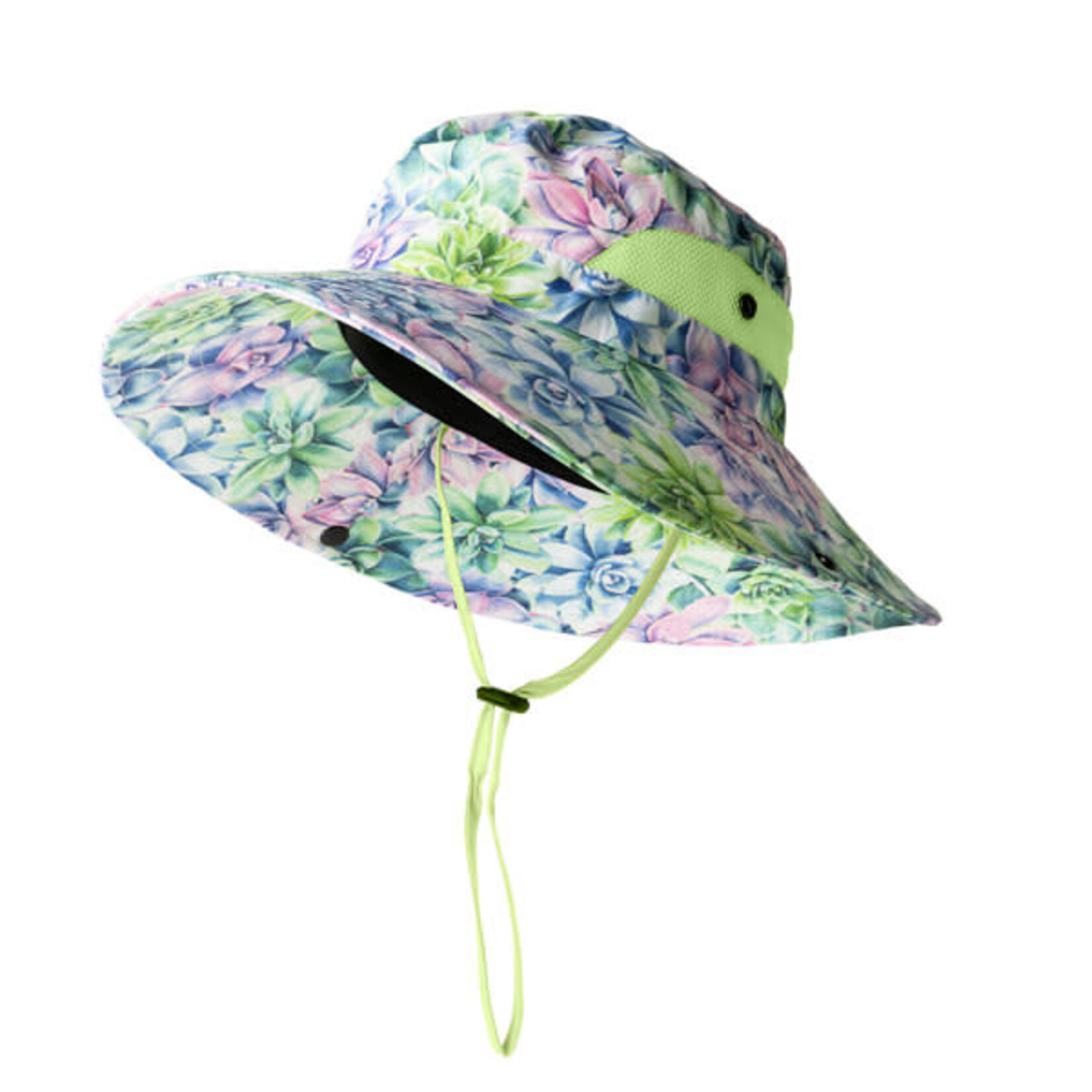 Seed & Sprout Gardening Hat In  Simply Succulent Pattern