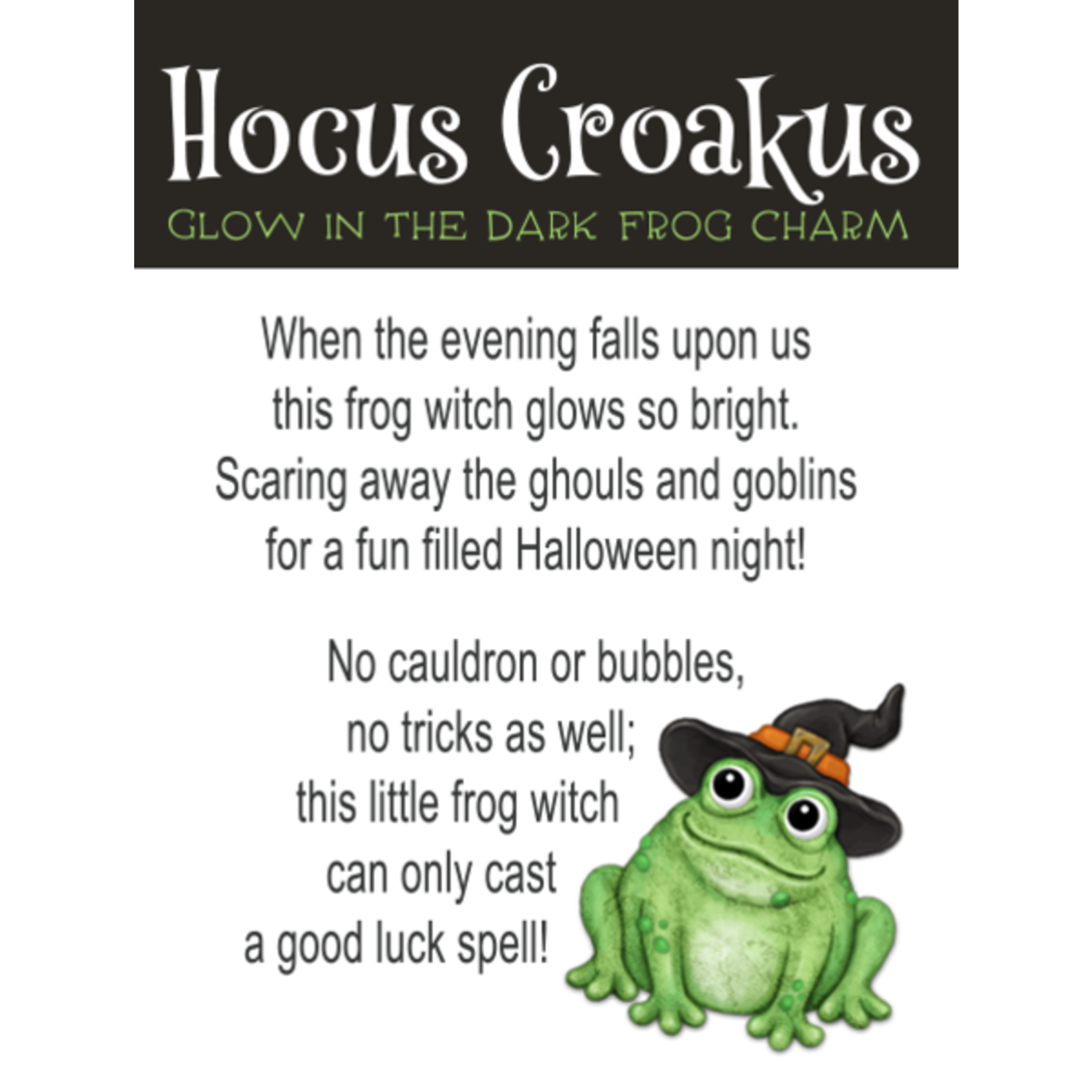 Ganz Hokus Croakus Frog - Charm