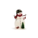 Snowman Paperpulp Figure One