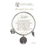 Earth Angel Bracelet Sister Silver