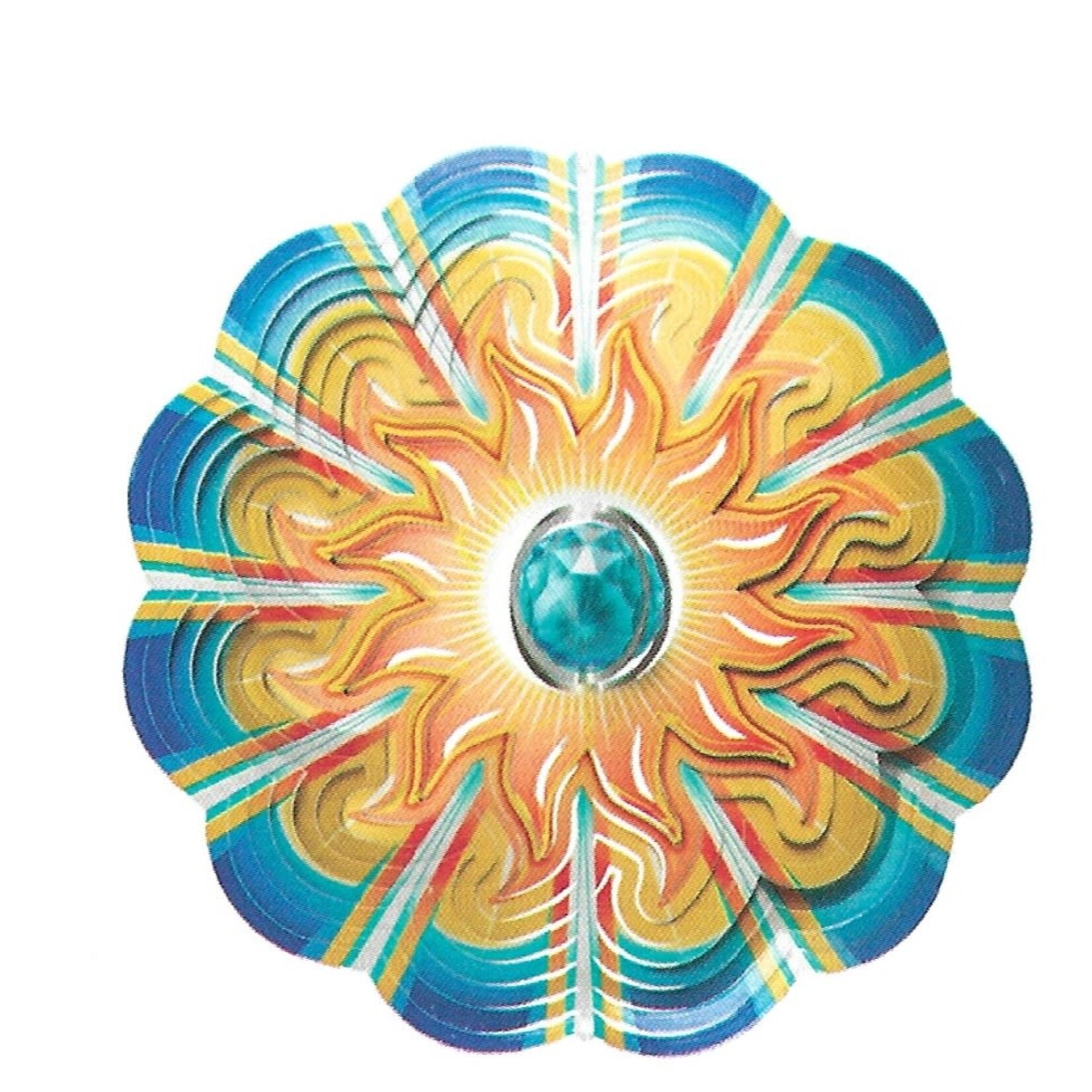 Spinfinity Crystal Aqua Sun Spinner