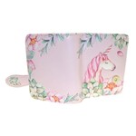 Unicorn Small  Wallet / Pink / With Zipper