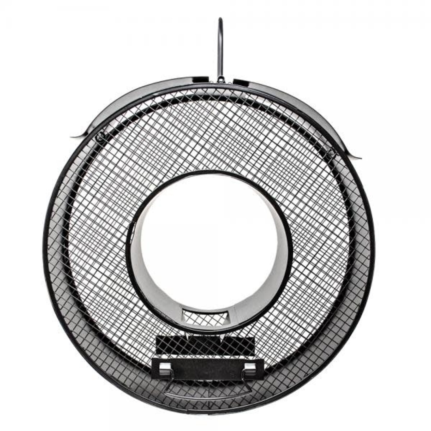 Black Circle Mesh Fly Thru Feeder