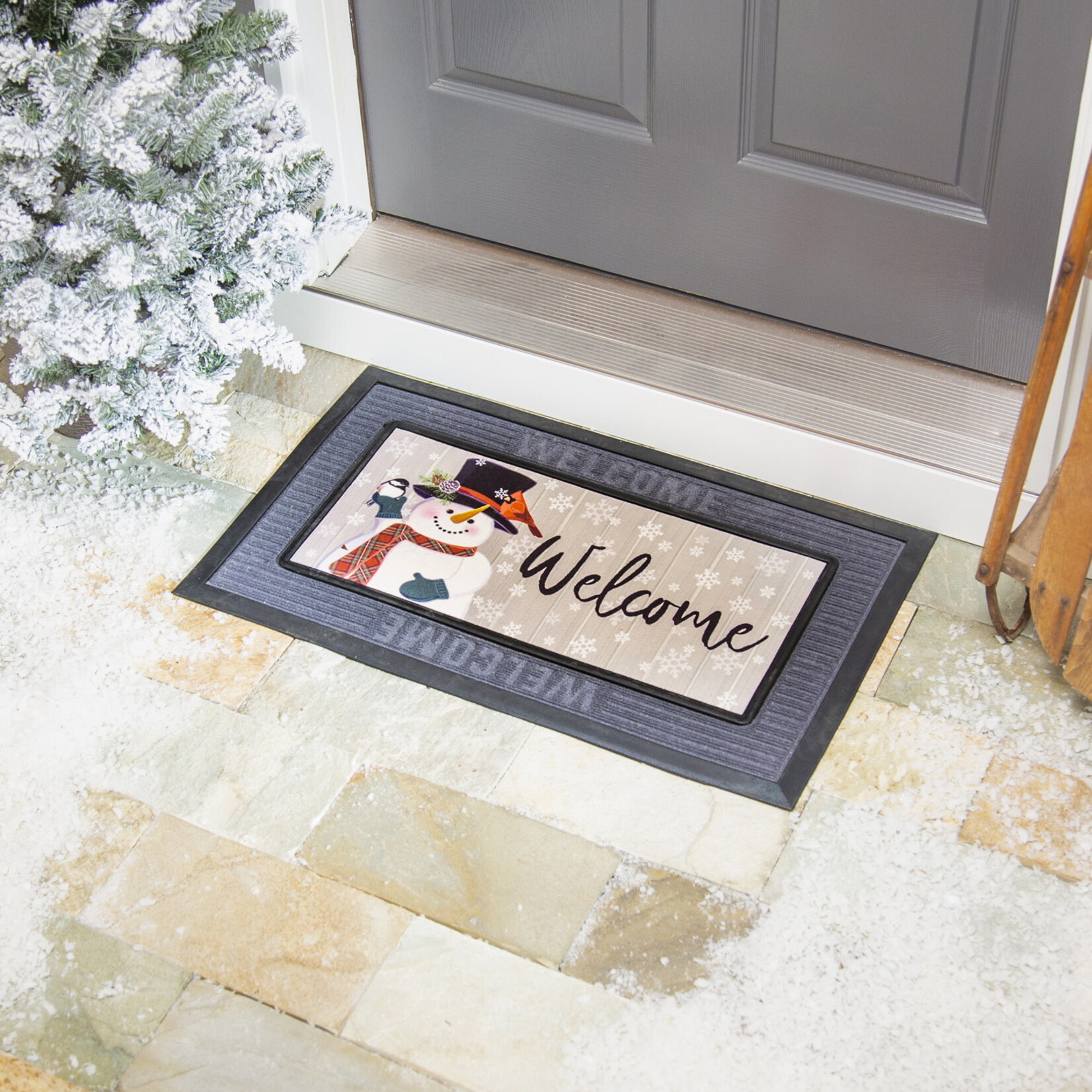 Let it Snow! Sassafras Switch Mat