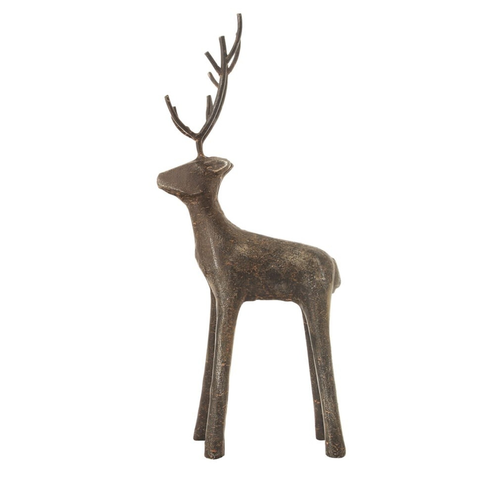 Cast Iron Standing Deer Large