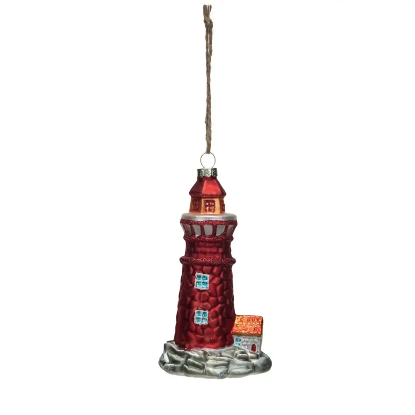 Glass Lighthouse - Ornament