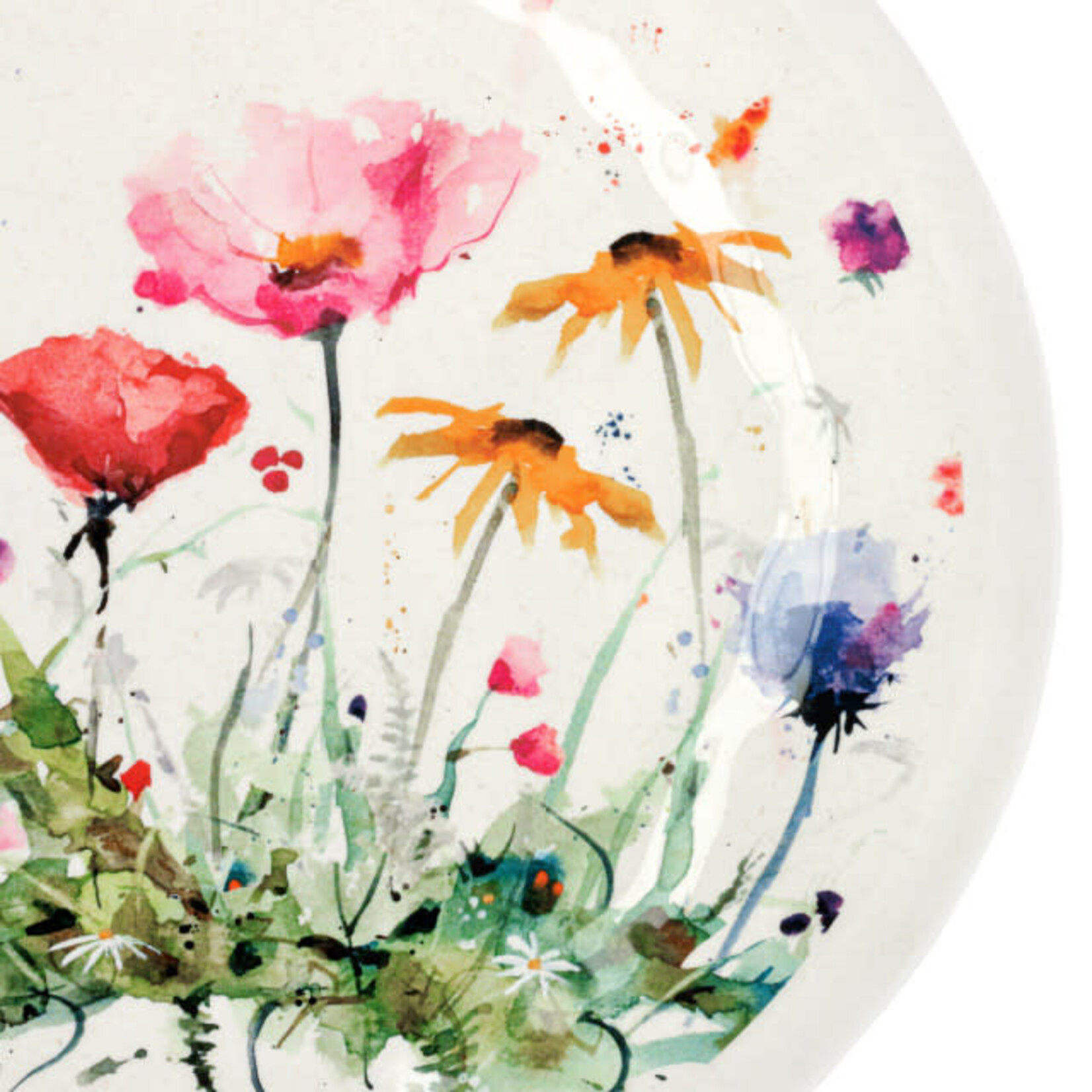 Dean Crouser Wildflowers Large Melamine Oval Platter