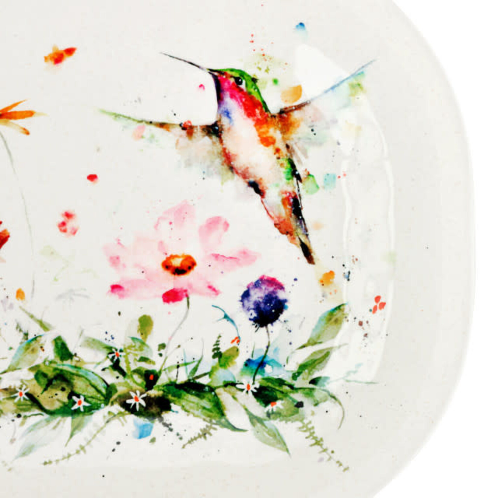 Dean Crouser Wildflowers Medium Melamine Rectangular Platter