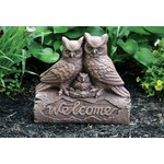 Massarelli Stone Welcome Owls Stone Statuary