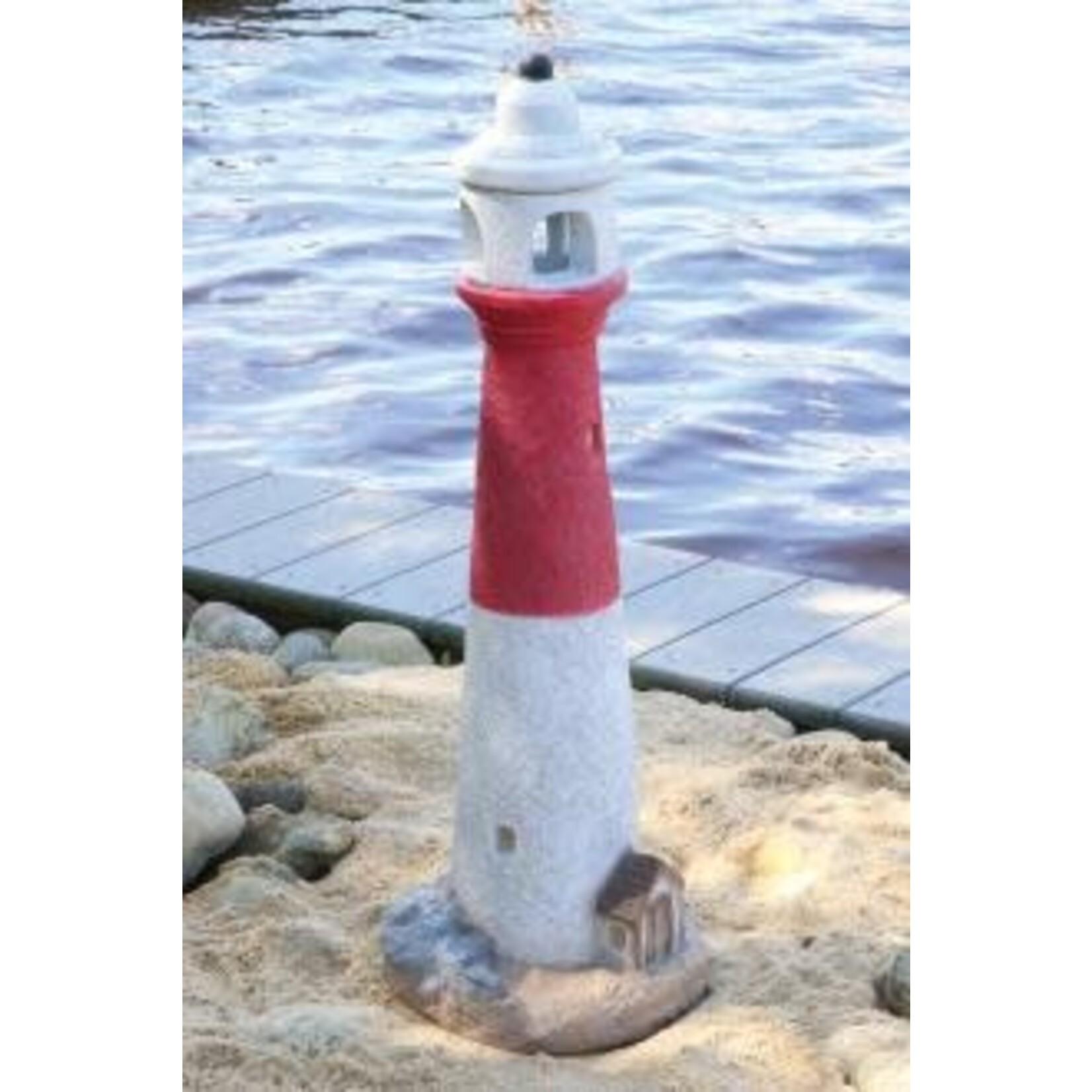 Massarelli Stone Classic Light House Detailed Statue