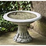 Campania Cast Stone Dragonfly Birdbath