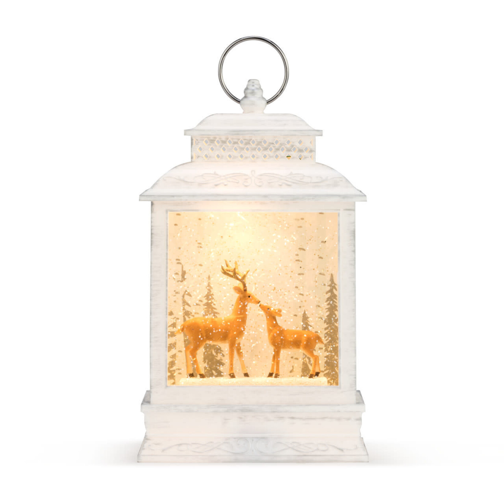 Lit Musical Deer Lantern