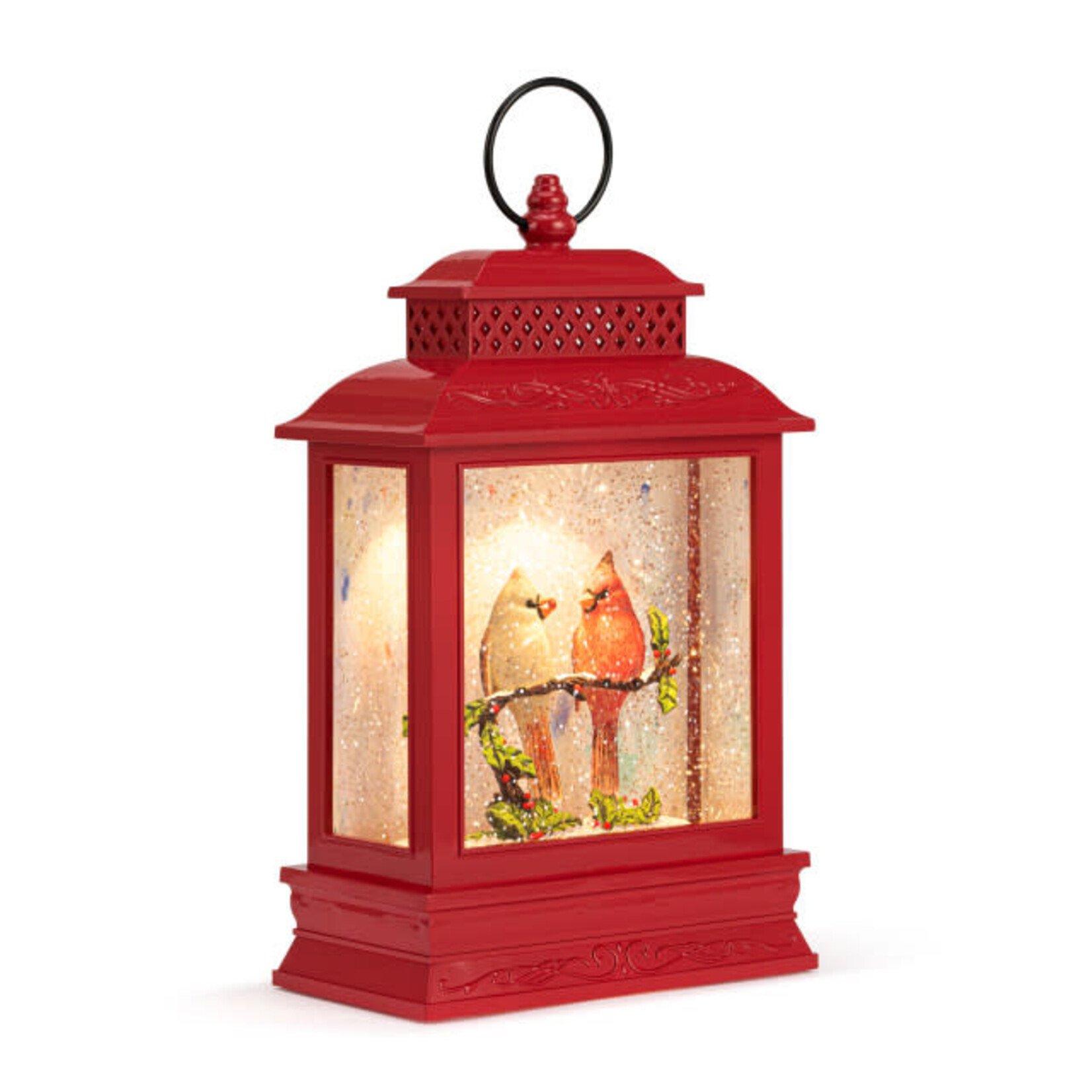 Dean Crouser Lit Musical Christmas Cardinals Lantern