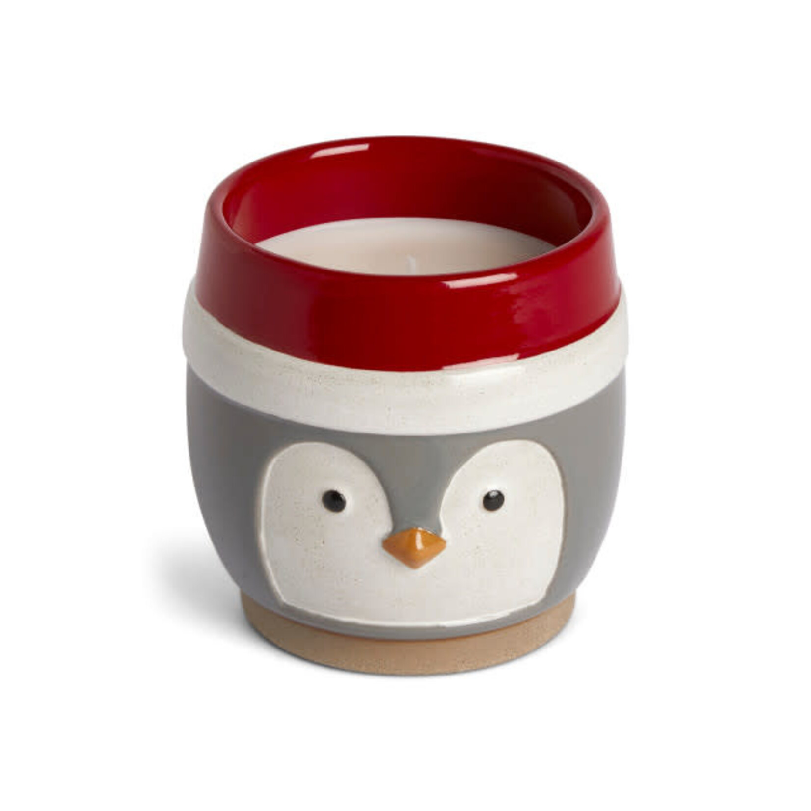 Small Ceramic Penguin Candle