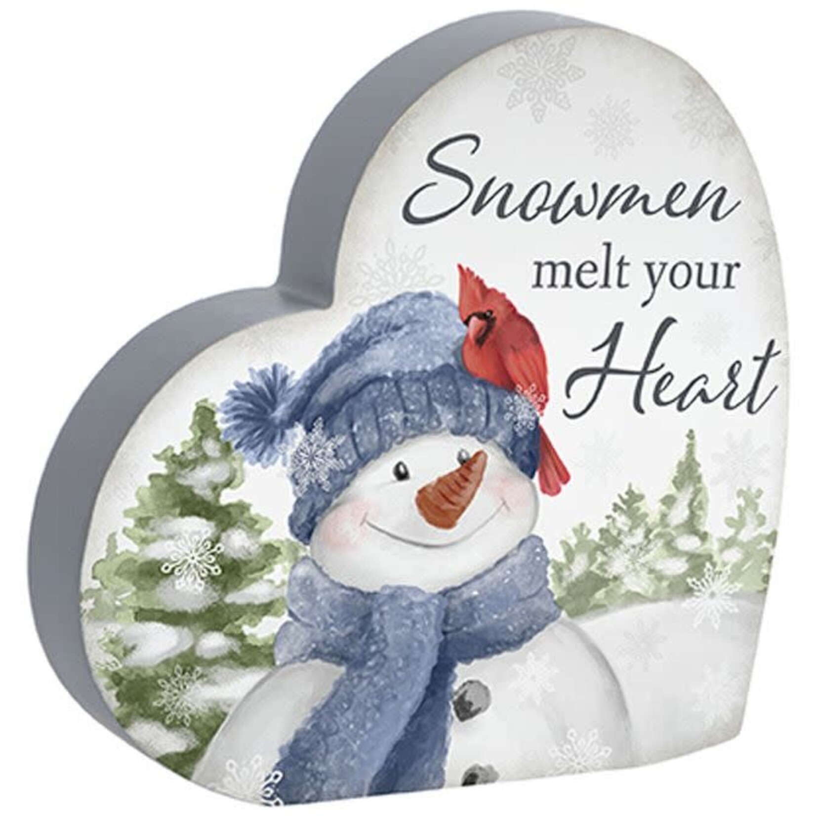 "Snowmen Melt Your Heart" Heart