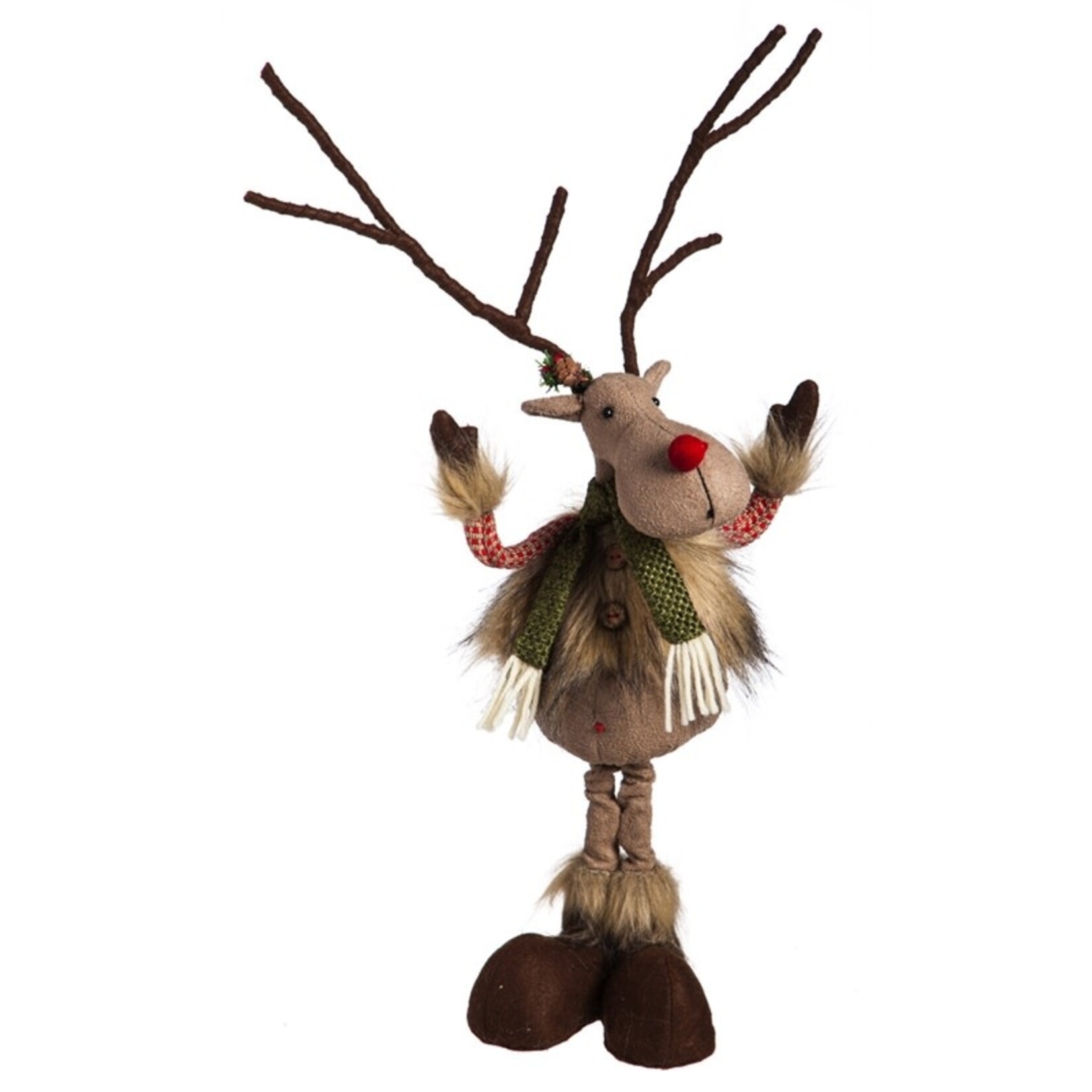 Reindeer Posable Plush Decor