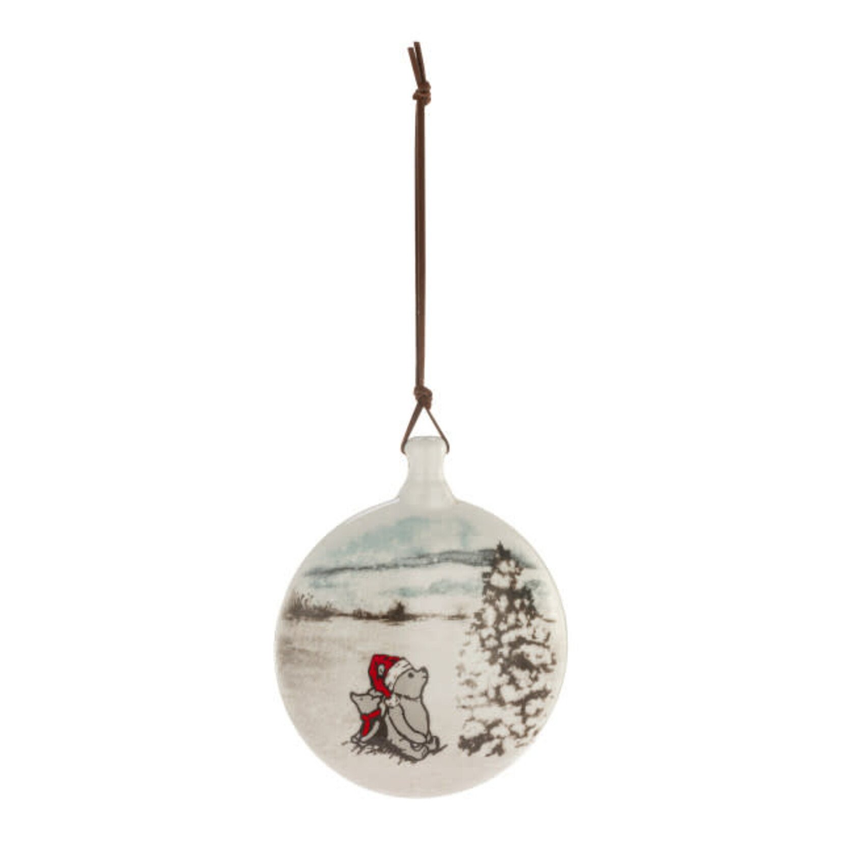 Pooh & Piglet Disc Ornament