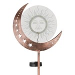 Regal Art & Gift Illusion Solar Stake - Sun & Moon