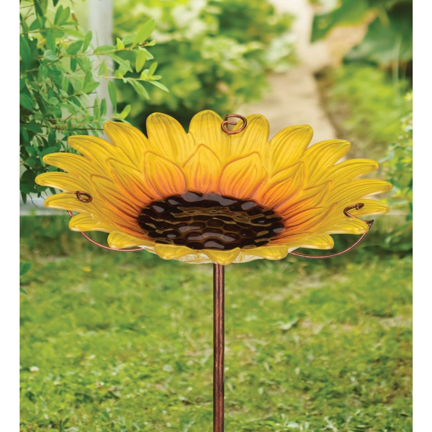 Regal Art & Gift Sunflower   Birdbath/Feeder Stake